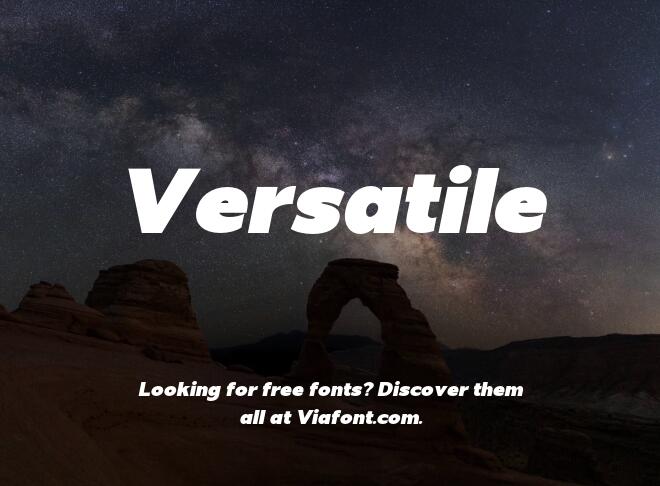 Versatile Font