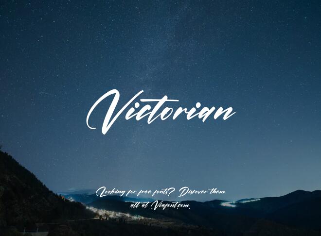 Victorian Font