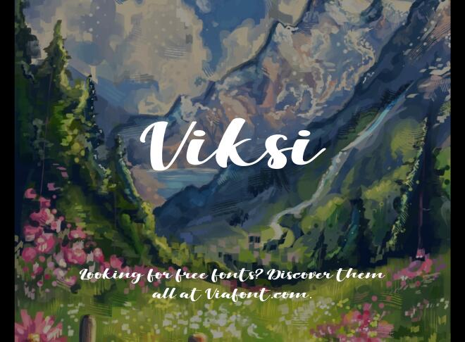 Viksi Font