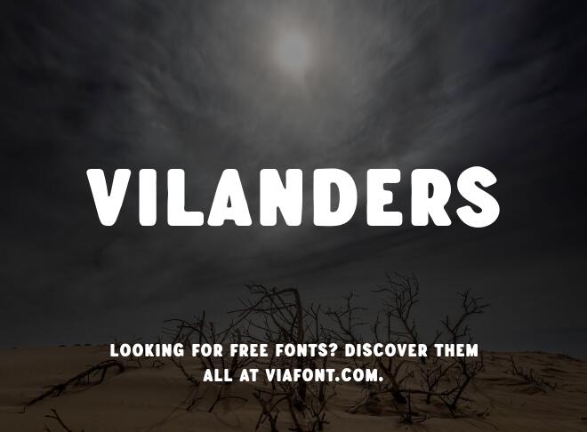 Vilanders Font