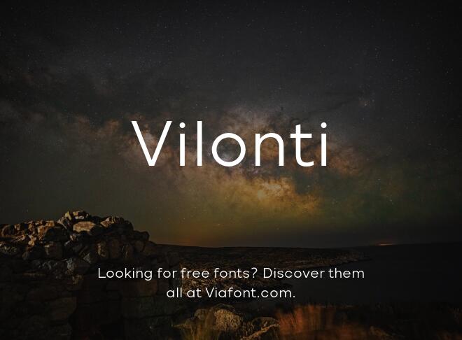 Vilonti Font