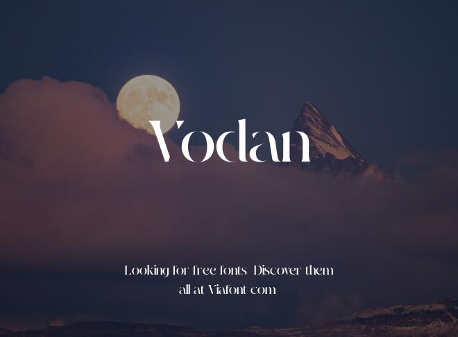 Vodan Font