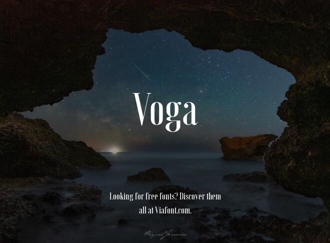 Voga Font