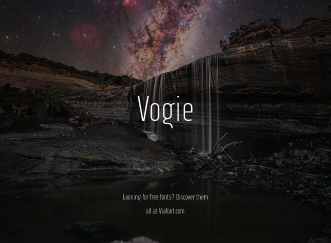 Vogie Font