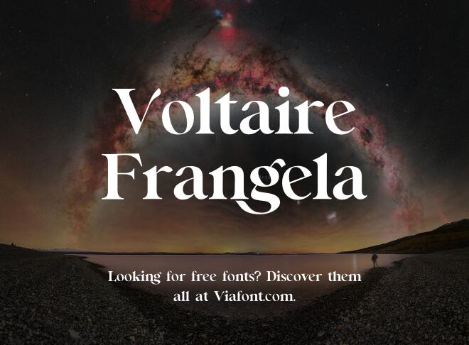 Voltaire Frangela Font