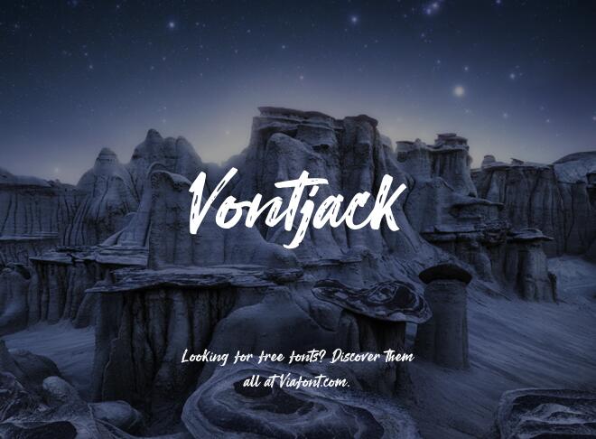 Vontjack Font