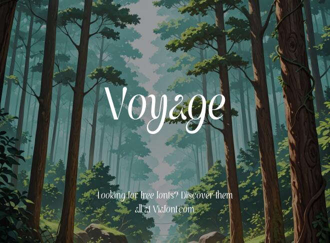 Voyage Font