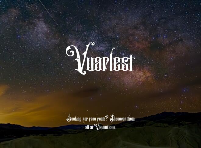 Vuarlest Font