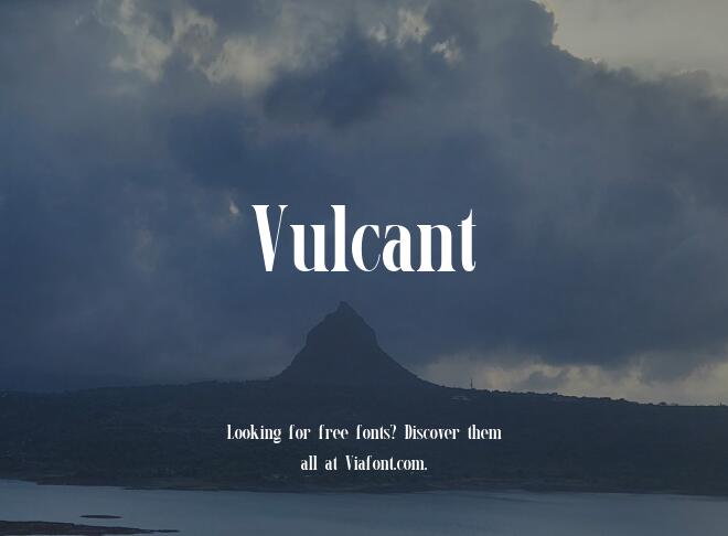 Vulcant Font