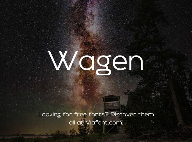 Wagen Font