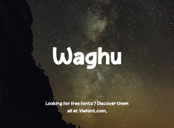 Waghu Font
