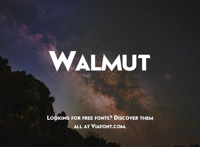 Walmut Font