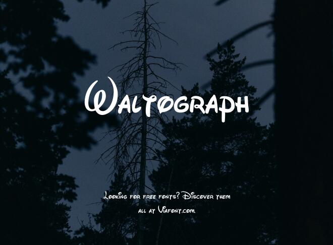 Waltograph Font