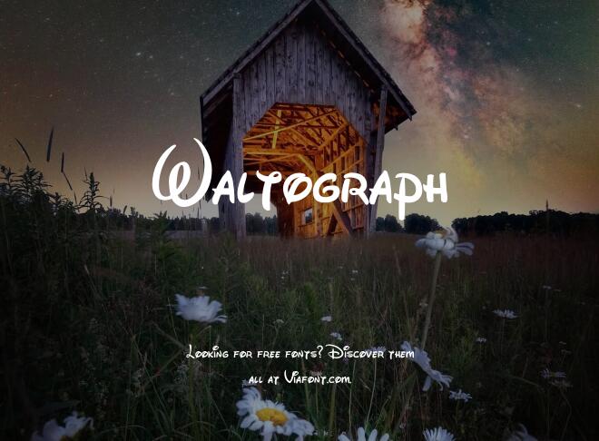 Waltograph Font