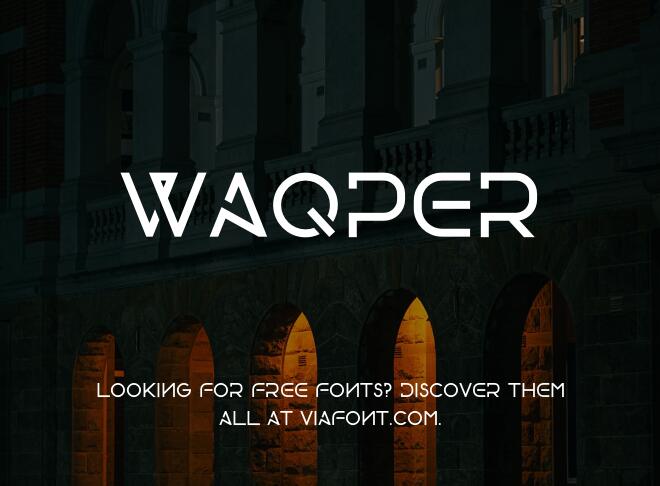 Waqper Font