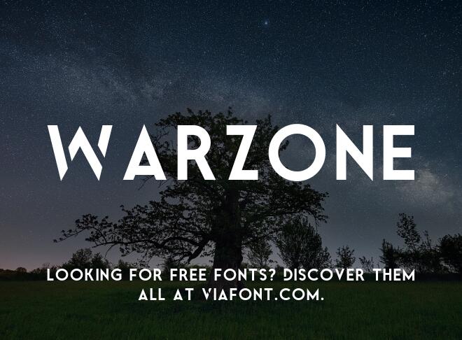 Warzone Font