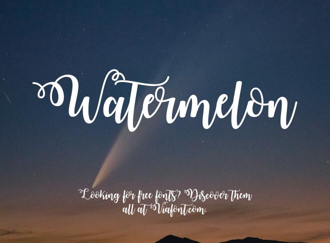 Watermelon Font