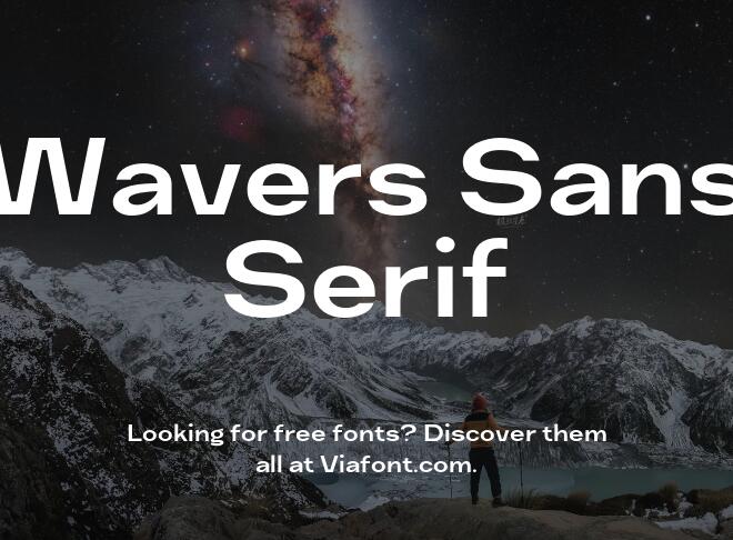 Wavers Sans Serif Font