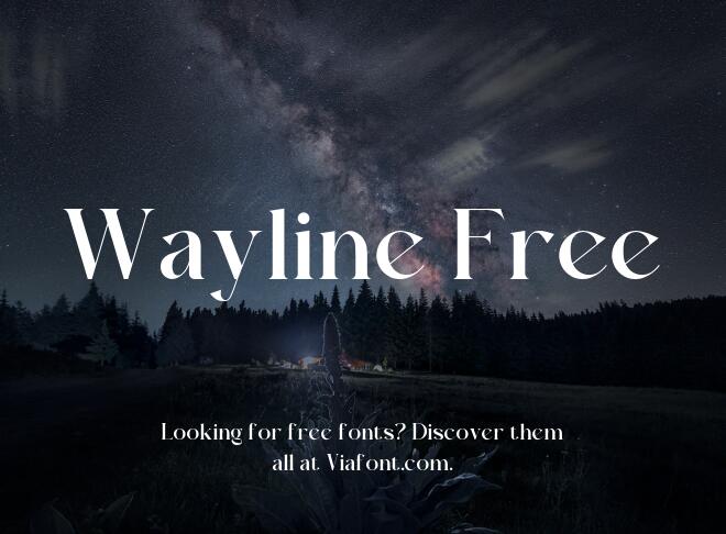 Wayline Free Font