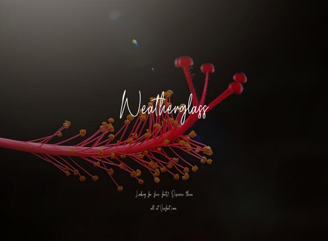 Weatherglass Font