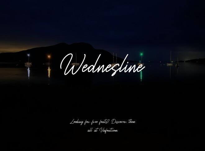 Wednesline Font