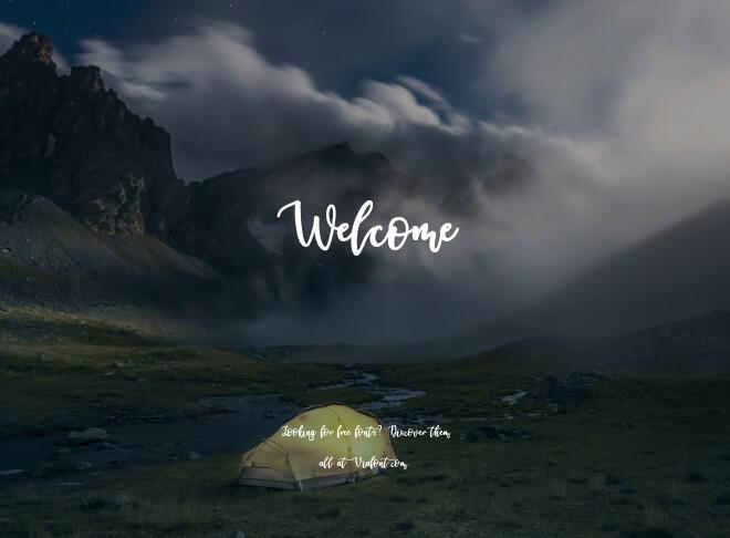 Welcome Font