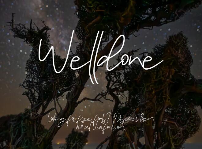 Welldone Font