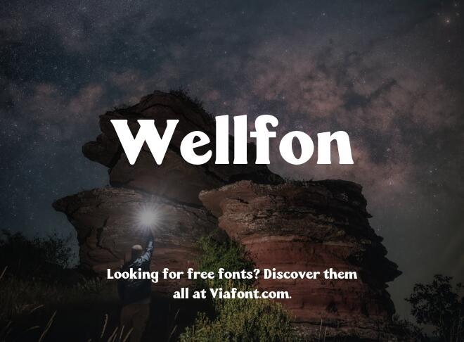 Wellfon Font
