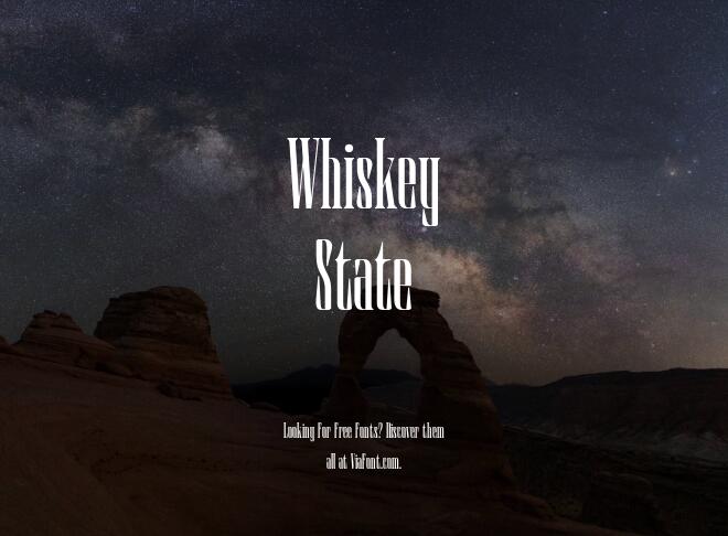 Whiskey State Font