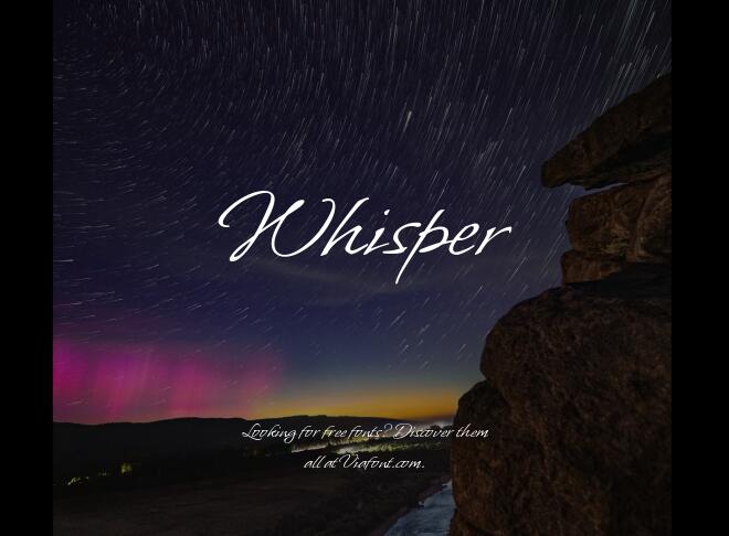Whisper Font