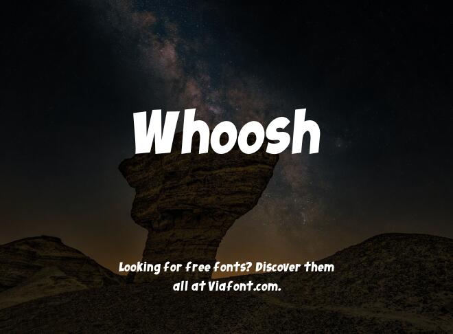 Whoosh Font