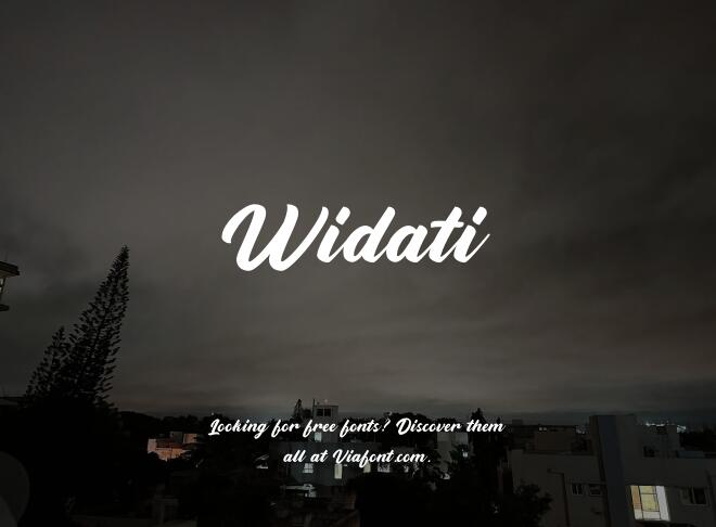 Widati Font