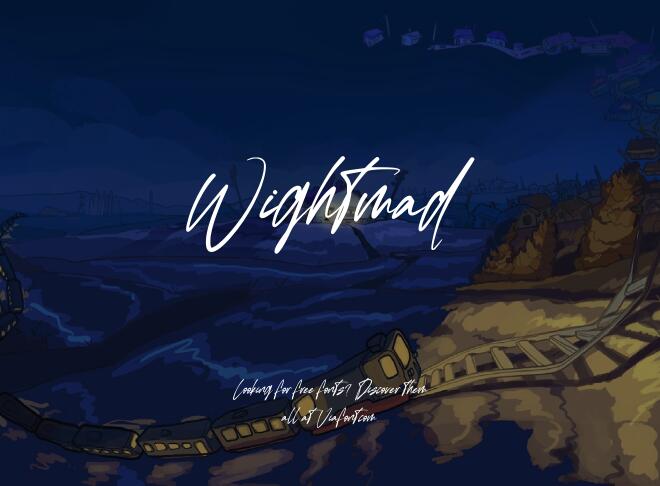 Wightmad Font