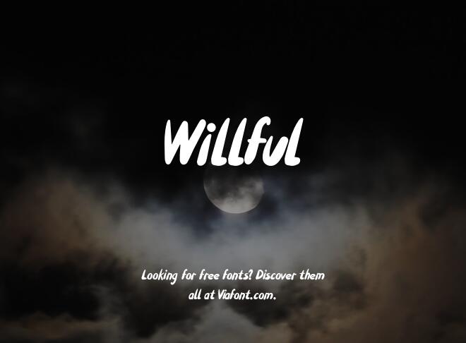 Willful Font