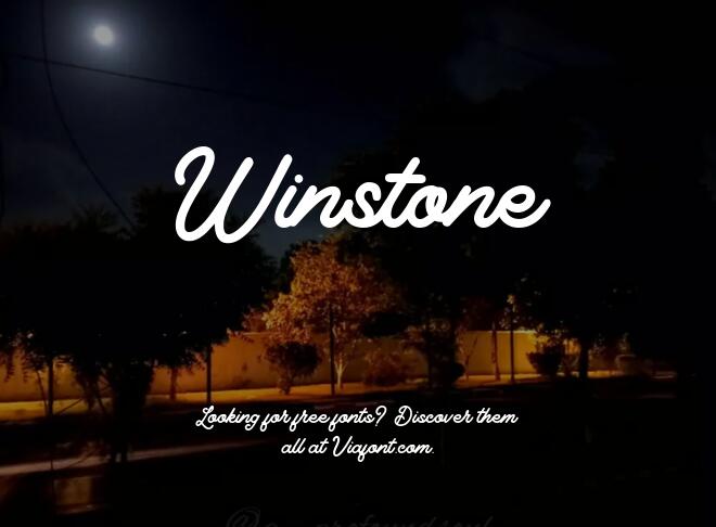 Winstone Font