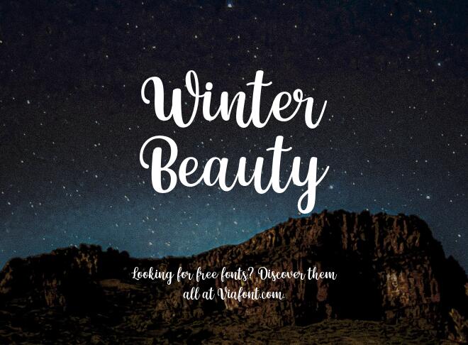Winter Beauty Font