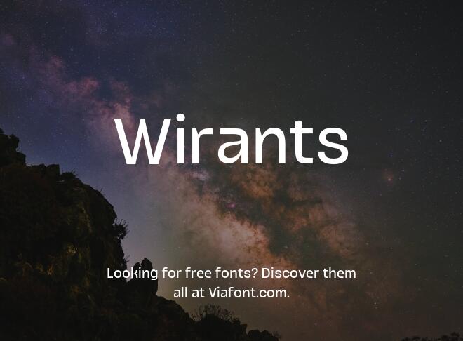 Wirants Font Family