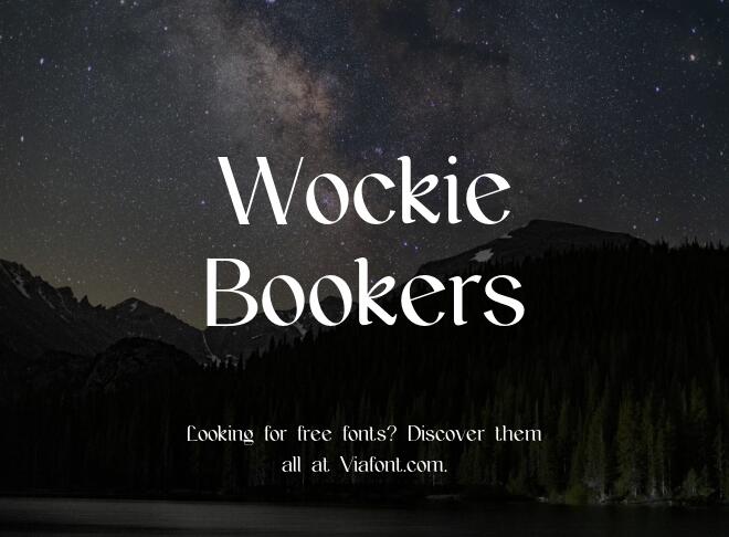 Wockie Bookers Font