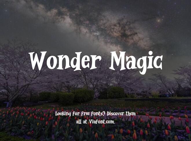 Wonder Magic Font