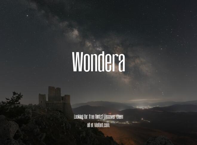 Wondera Font