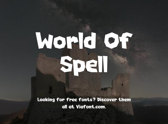 World Of Spell Font