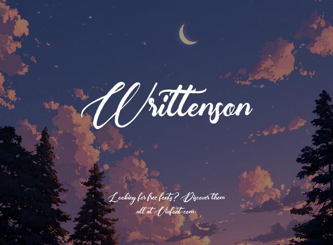Writtenson Font