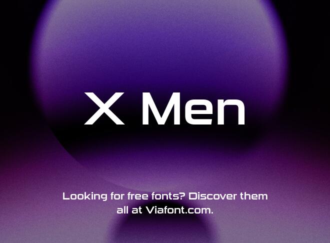 X Men Font