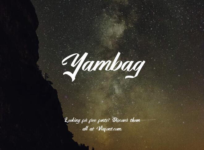 Yambag Font