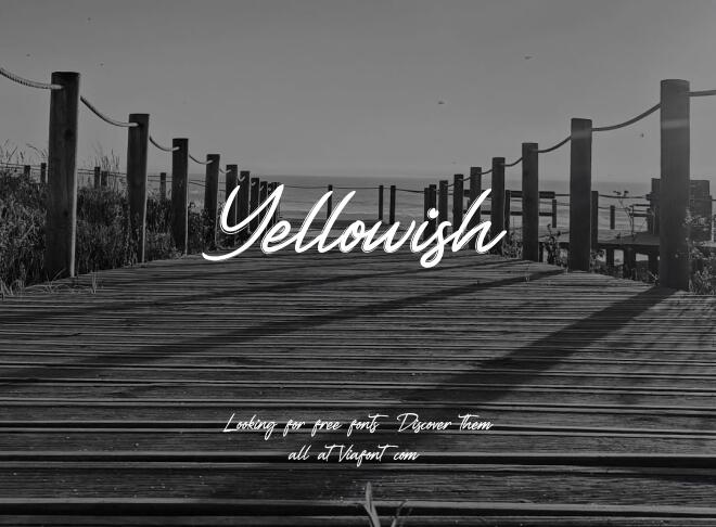 Yellowish Font