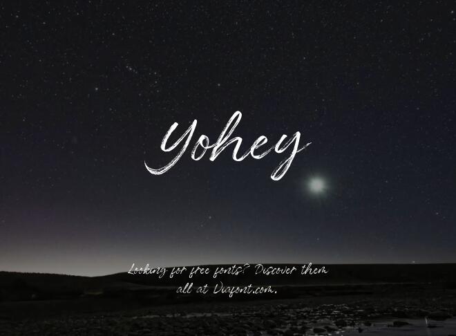 Yohey Font