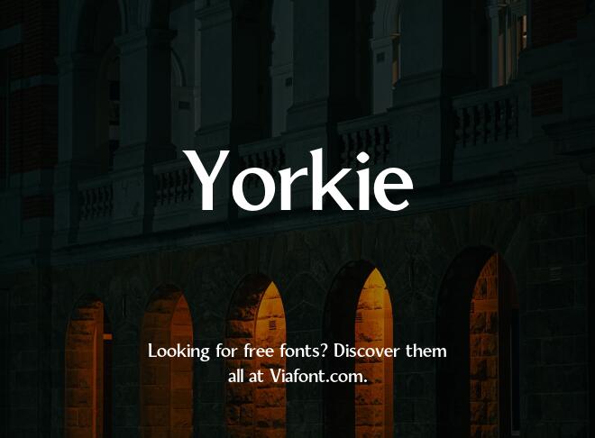 Yorkie Font