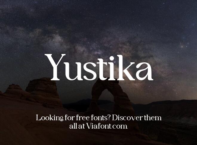 Yustika Font
