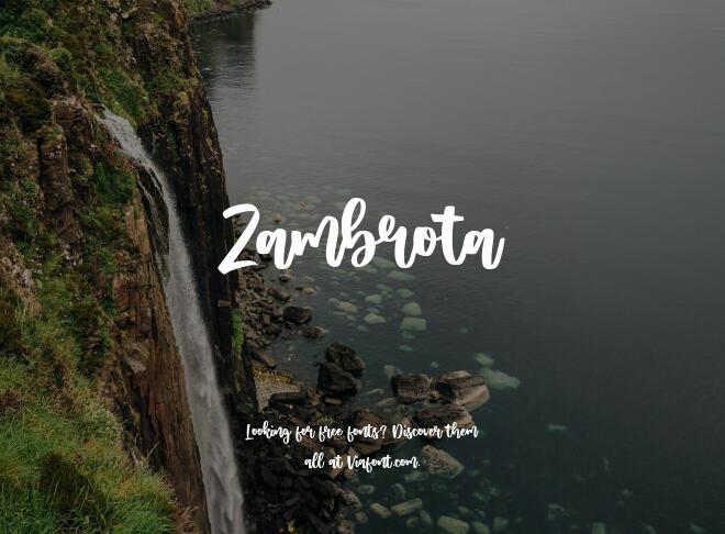 Zambrota Font