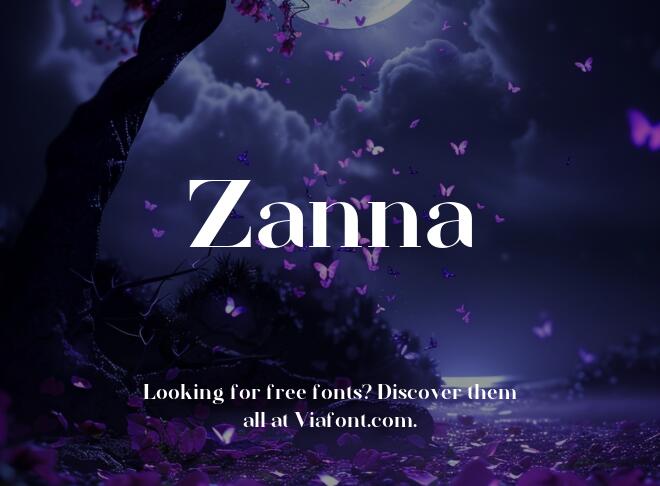 Zanna Font
